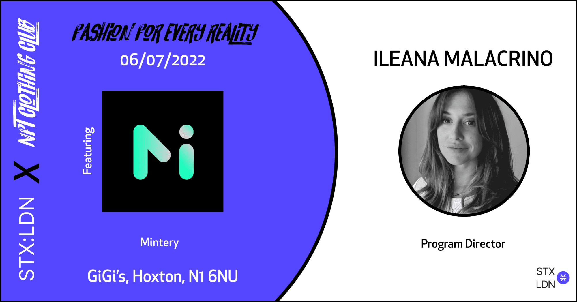 Speaker Announcement #3 - 06/07/22 - Ileana Malacrino, Mintery